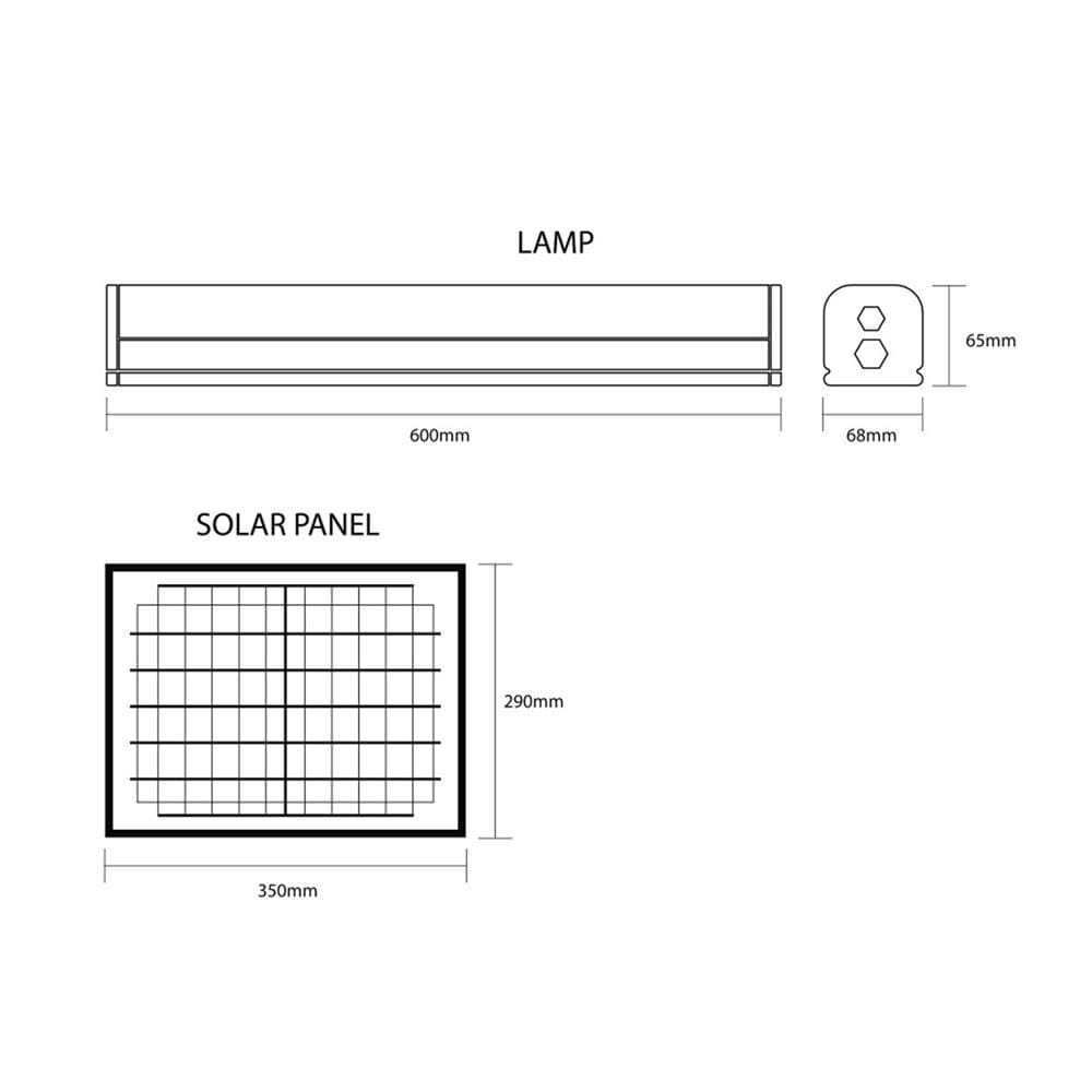 รางนีออน SOLAR LUMAX 58-L0012_1 80 วัตต์ DAYLIGHT สีขาว