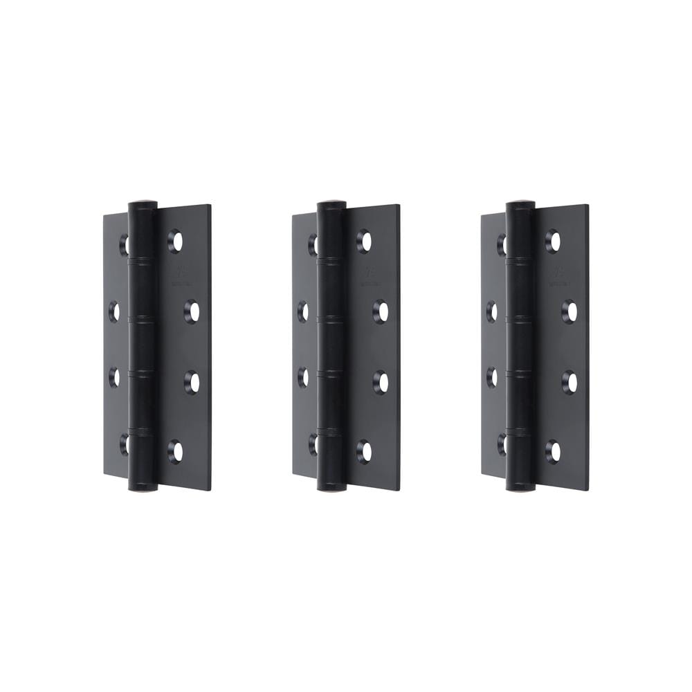 บานพับ 4X3 นิ้ว X 2 มม. HAFELE 489.04.045 สีดำ แพ็ก 3 ชิ้น
