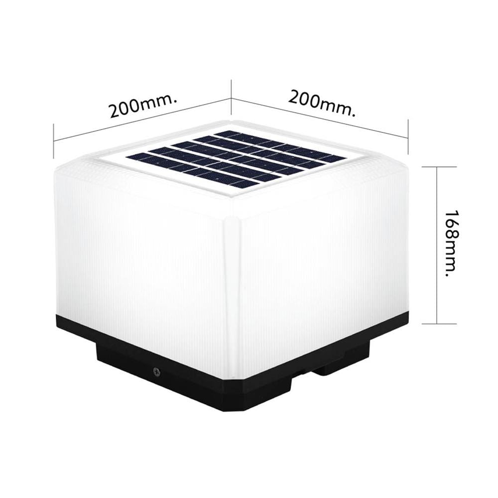 ไฟหัวเสา SOLAR LAMPTAN POLE HIKARI 20 วัตต์ DAYLIGHT/COOL WHITE/WARM WHITE สีขาว