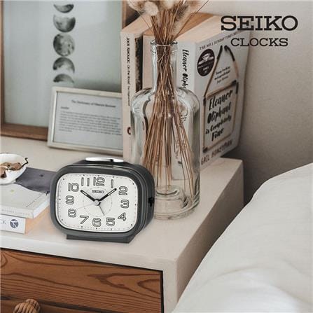 นาฬิกาปลุก SEIKO CLOCKS QHK060K 3.89X3.3 นิ้ว สีดำ_4