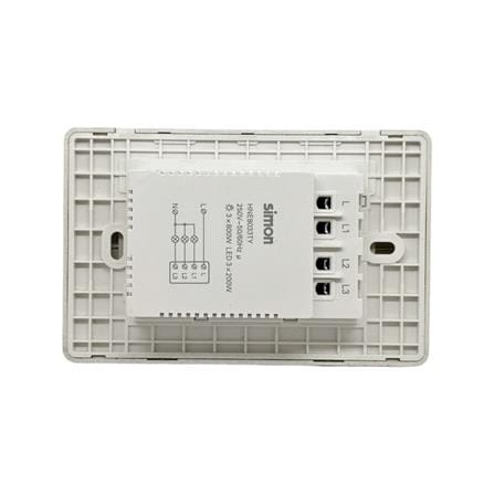 สวิตซ์ไฟอัจฉริยะ 3 ช่อง SIMON SIM52S-03-IOTTE-WH สีขาว_2