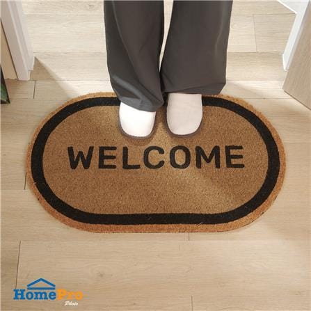 พรมกากมะพร้าว HOME LIVING STYLE W.CAPSULE 45X75 ซม. สีดำ_6