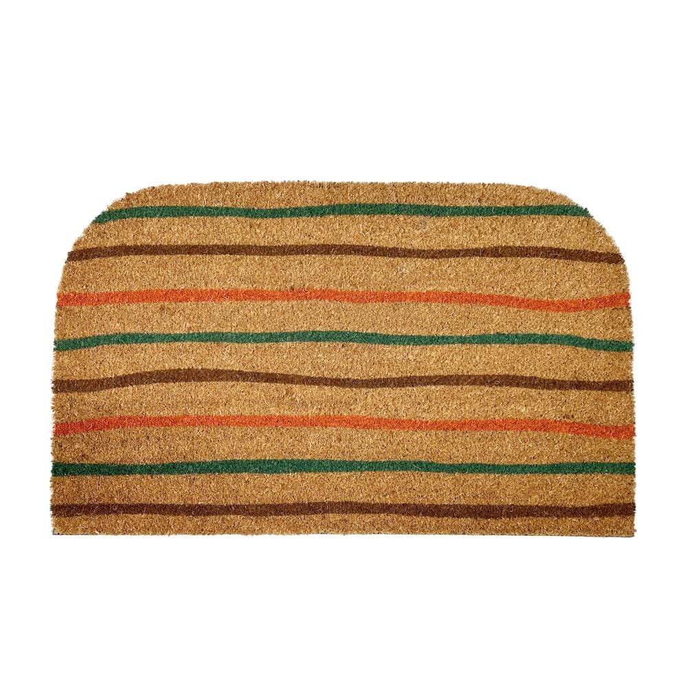 พรมกากมะพร้าว HOME LIVING STYLE CURVE 45X75 ซม. สีเขียว_0