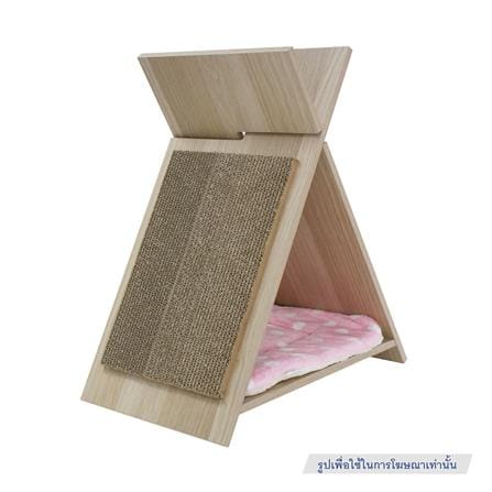 บ้านแมวพร้อมที่ลับเล็บ LUVORA CATHOME05 50X21X30 ซม._3
