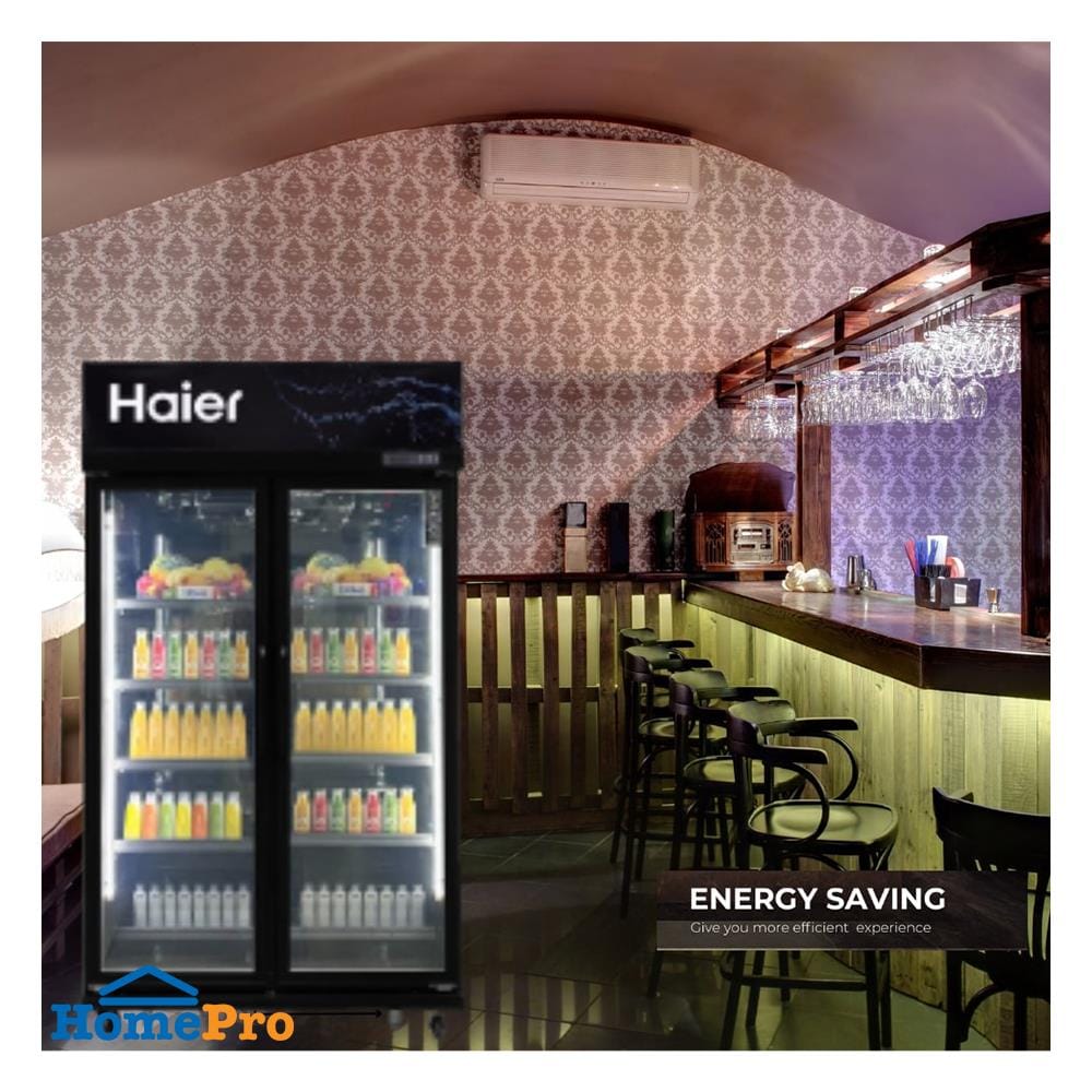 ตู้เครื่องดื่ม 2 ประตู HAIER SC-768BPCS3 26.8 คิว สีดำ
