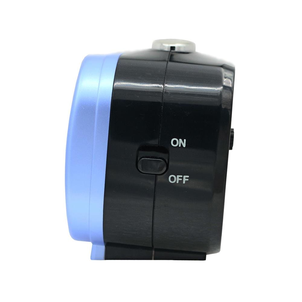 นาฬิกาปลุก SEIKO CLOCKS QHK060L 3.89X3.3 นิ้ว สีฟ้า