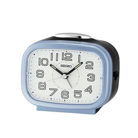 นาฬิกาปลุก SEIKO CLOCKS QHK060L 3.89X3.3 นิ้ว สีฟ้า_0
