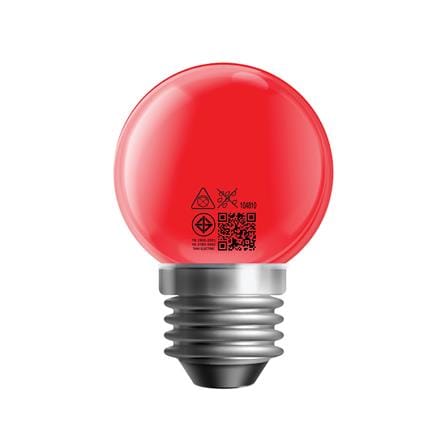 หลอด LED HI-TEK PING PONG 2.5 วัตต์ สีแดง E27_1