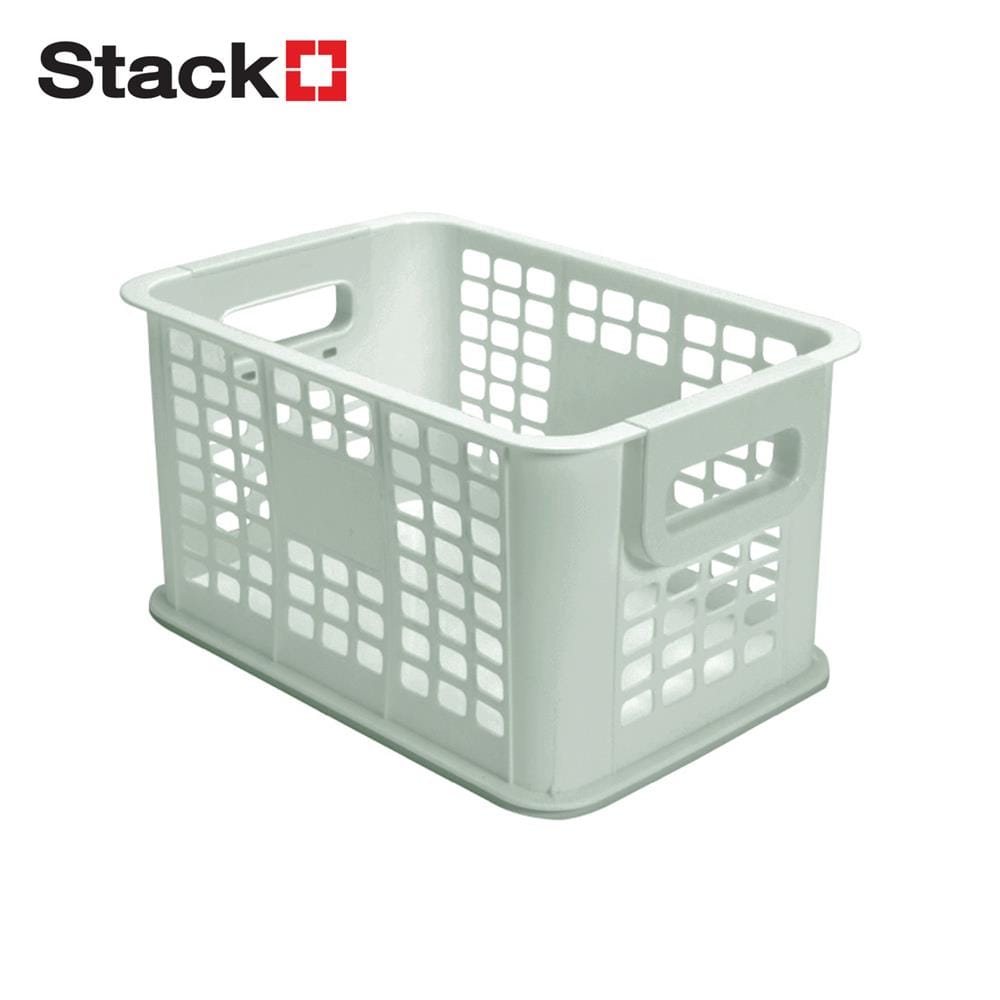 กล่องเก็บของซ้อนได้ STACKO CIRCULAR 22.5x32.5x17.4 ซม. สีเขียว