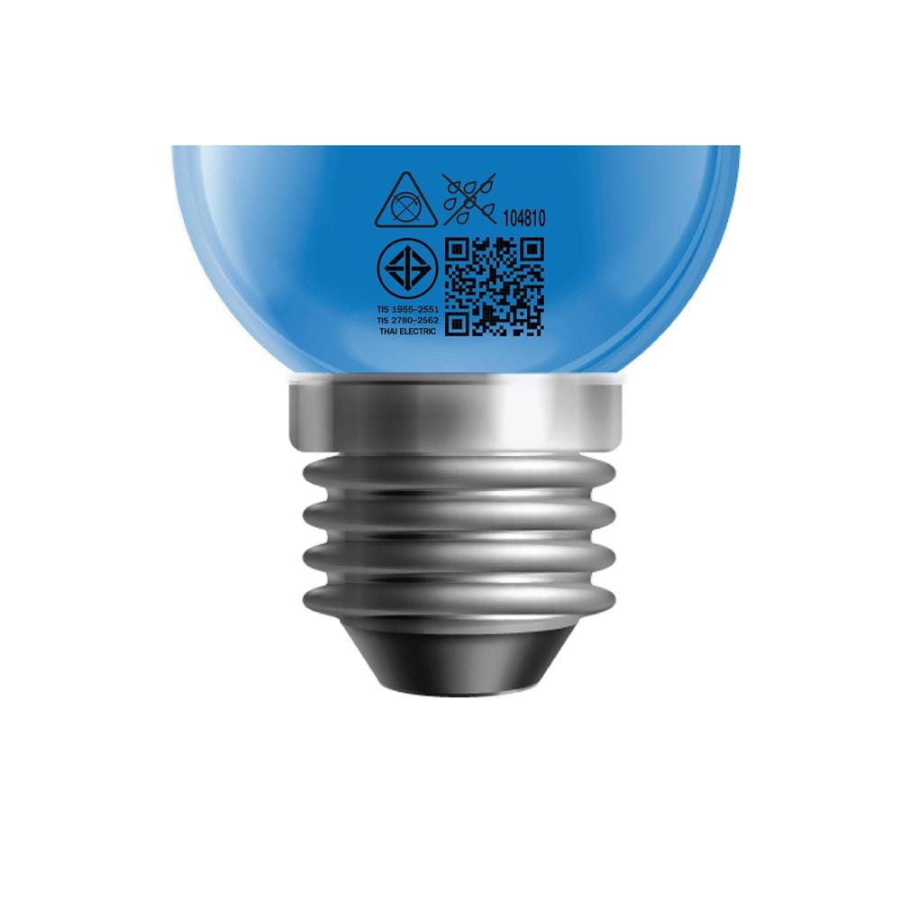 หลอด LED HI-TEK PING PONG 2.5 วัตต์ สีน้ำเงิน E27