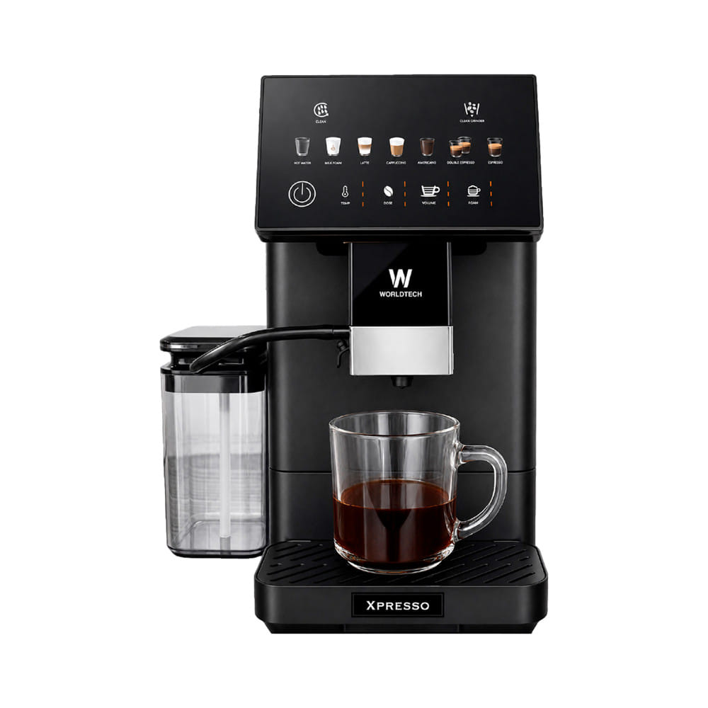 เครื่องชงกาแฟอัตโนมัติ WORLDTECH WT-CM501 สีดำ