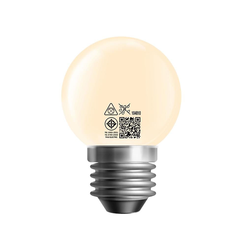 หลอด LED HI-TEK PING PONG 2.5 วัตต์ WARM WHITE E27