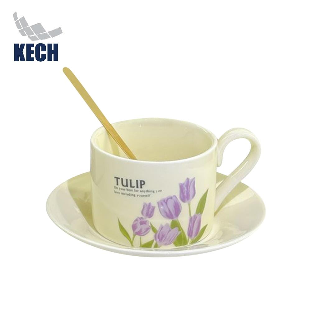 ชุดกาแฟ PORCELAIN 260 มล. KECH TULIP