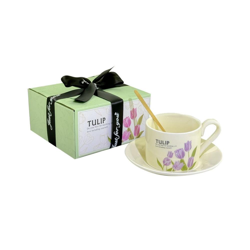 ชุดกาแฟ PORCELAIN 260 มล. KECH TULIP