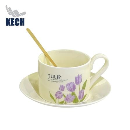 ชุดกาแฟ PORCELAIN 260 มล. KECH TULIP_0