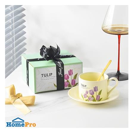 ชุดกาแฟ PORCELAIN 260 มล. KECH TULIP_2