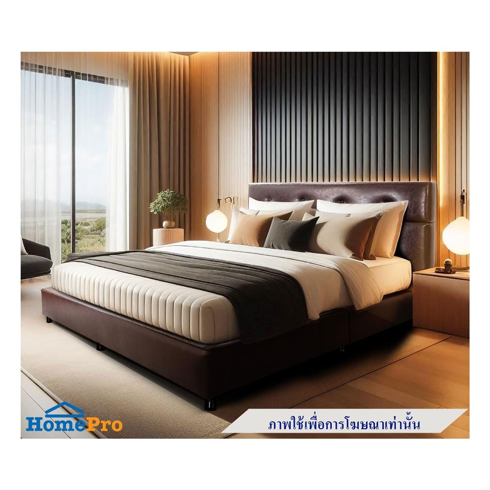 ฐานรองหัวเตียง 3.5 ฟุต SLUMBERLAND ROWANA สี BROWN