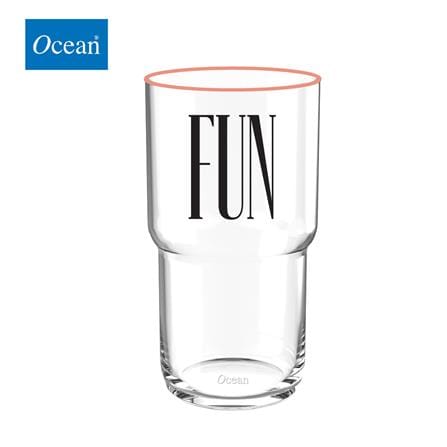 แก้วน้ำ 630 มล. OCEAN GLASS SIP O'CLOCK DAY PINK_0