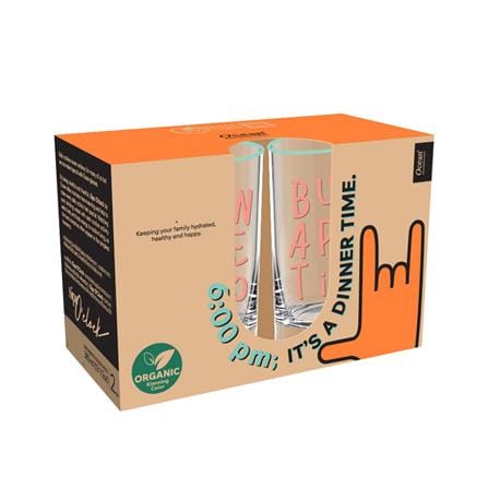 แก้วน้ำ 385 มล. OCEAN GLASS SIP O'CLOCK NIGHT MINT แพ็ก 2 ใบ_2