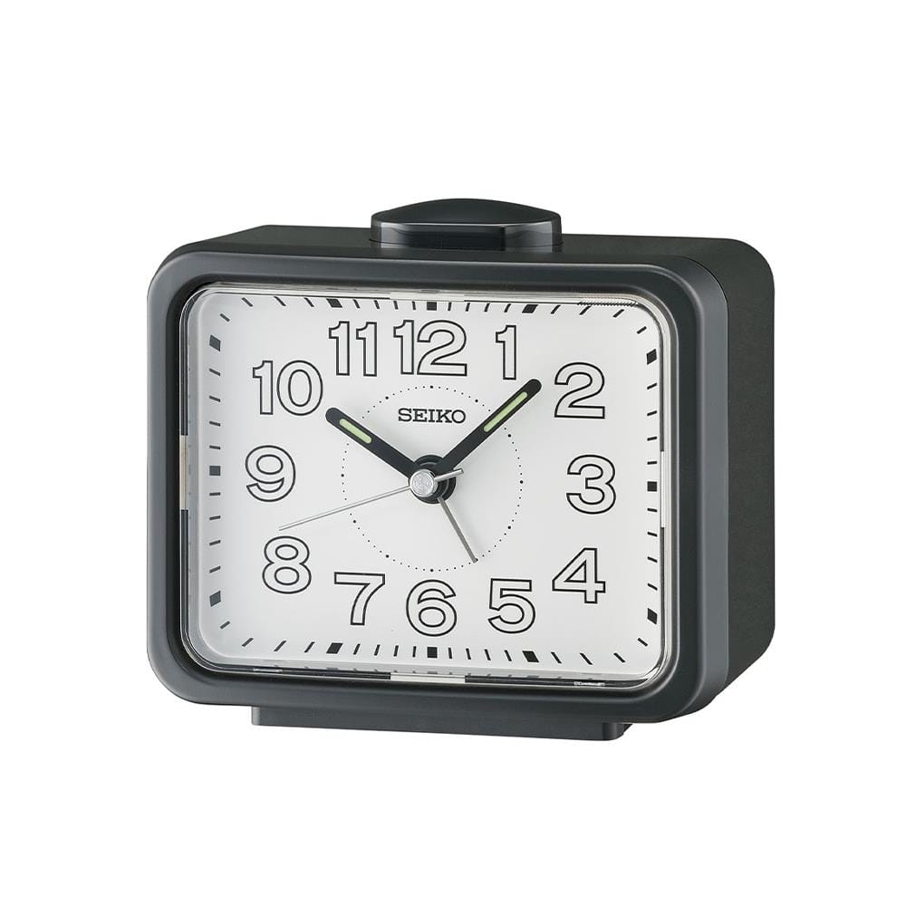 นาฬิกาปลุก SEIKO CLOCKS QHK061K 3.38X4.29 นิ้ว สีดำ