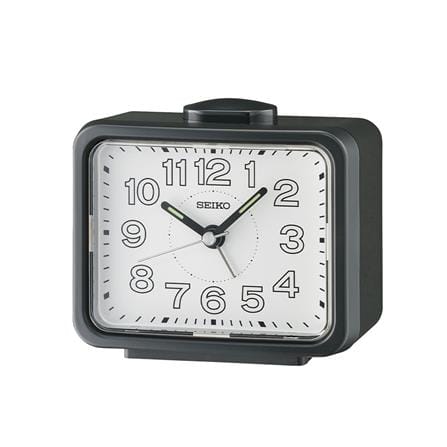 นาฬิกาปลุก SEIKO CLOCKS QHK061K 3.38X4.29 นิ้ว สีดำ
