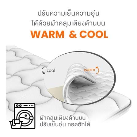 ที่นอนพ็อกเก็ตสปริง 6 ฟุต สุญญากาศ ERGOTREND รุ่น ORTHOFLEX_7
