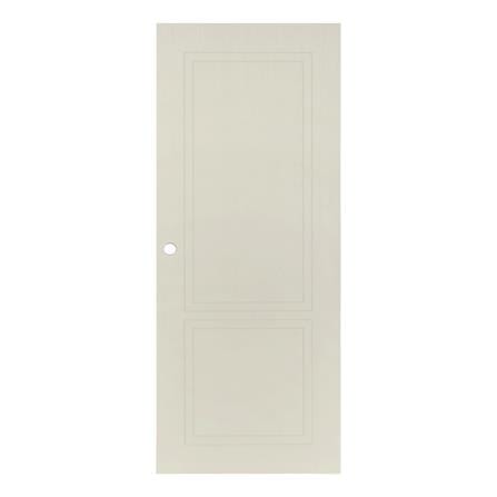 ประตูภายนอก UPVC เจาะลูกบิด MODERNWOOD MWN025 80x200 ซม. สีเบจ_0