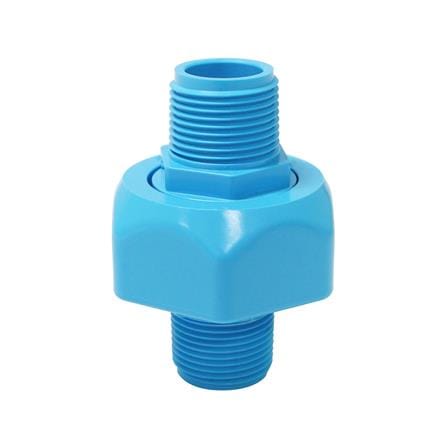 ยูเนี่ยน PVC เกลียวนอก 2 ด้าน หนา SCG 3/4 นิ้ว สีฟ้า_0