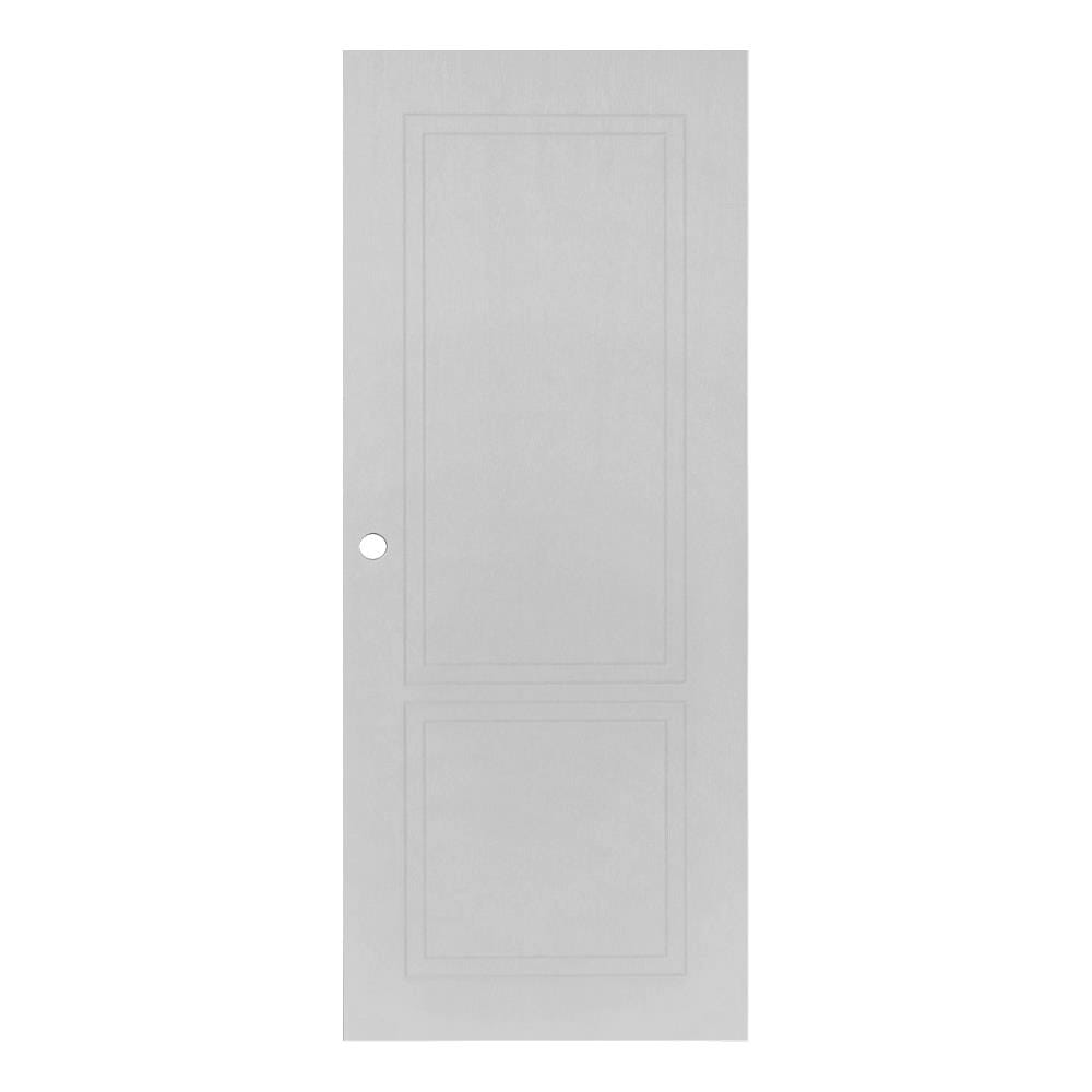 ประตูภายนอก UPVC เจาะลูกบิด MODERNWOOD MWN025 80x200 ซม. สีเทา