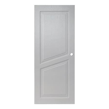 ประตูภายนอก UPVC เจาะลูกบิด MODERNWOOD NEO CLASSIC 80X200 ซม. สีเทา_0