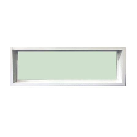 ช่องแสงหน้าต่าง อะลูมิเนียม AZLE PLUS 120x40 ซม. สีขาว_1