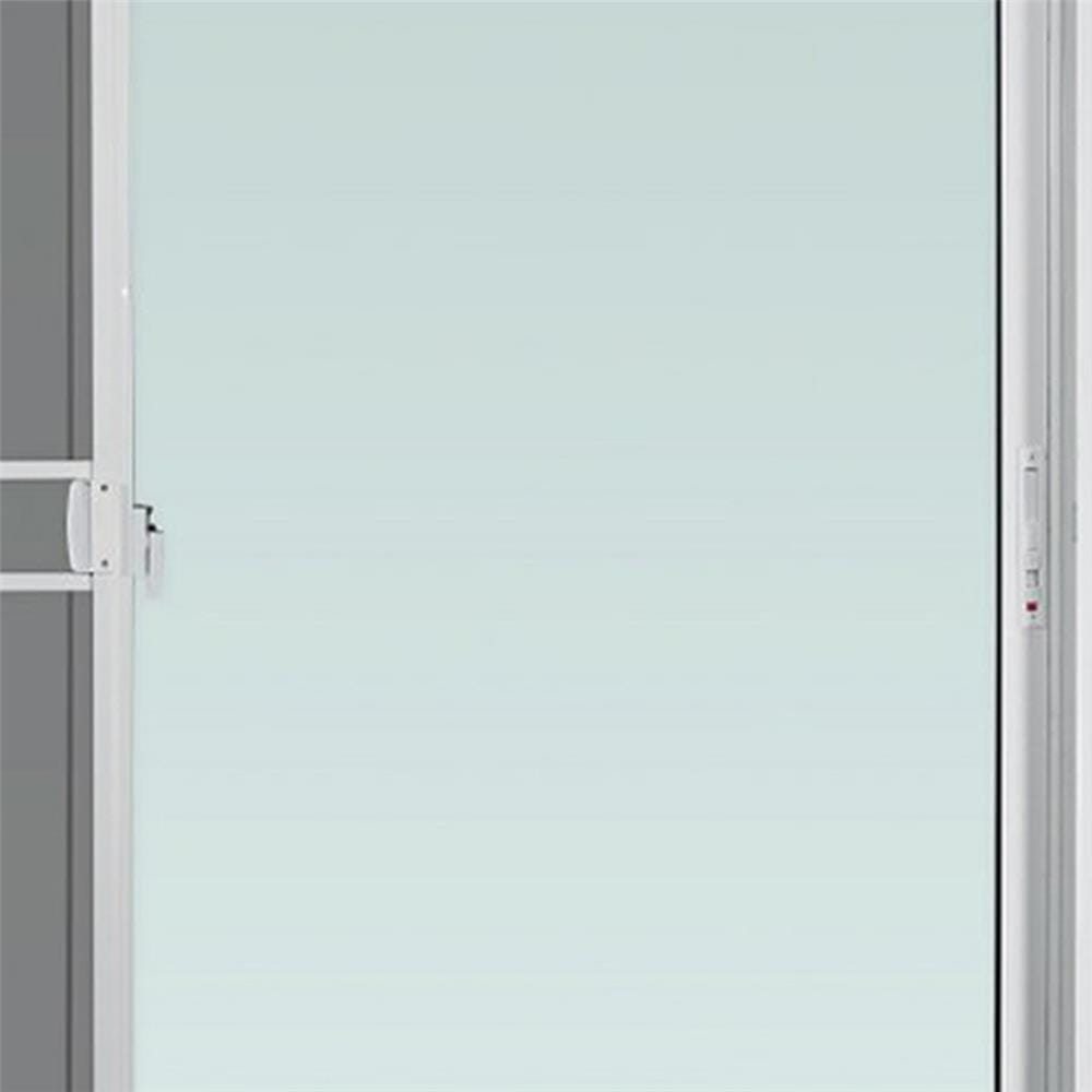 ประตูบานเลื่อน อะลูมิเนียม S-S มุ้ง AZLE PLUS 200x205 ซม. สีขาว