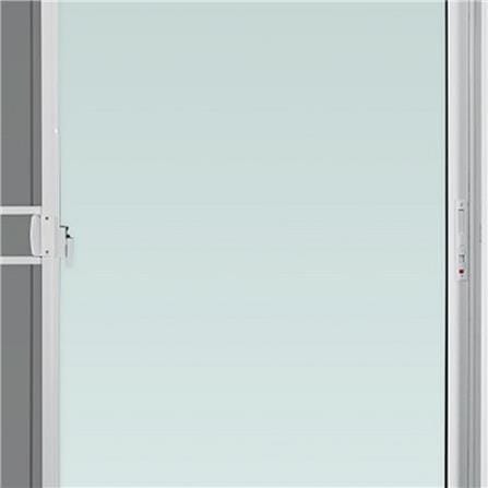 ประตูบานเลื่อน อะลูมิเนียม S-S มุ้ง AZLE PLUS 200x205 ซม. สีขาว_2
