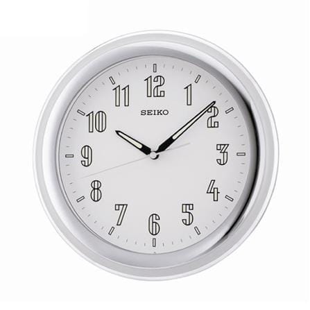 นาฬิกาแขวน SEIKO CLOCKS QXA313S 11 นิ้ว สีเงิน