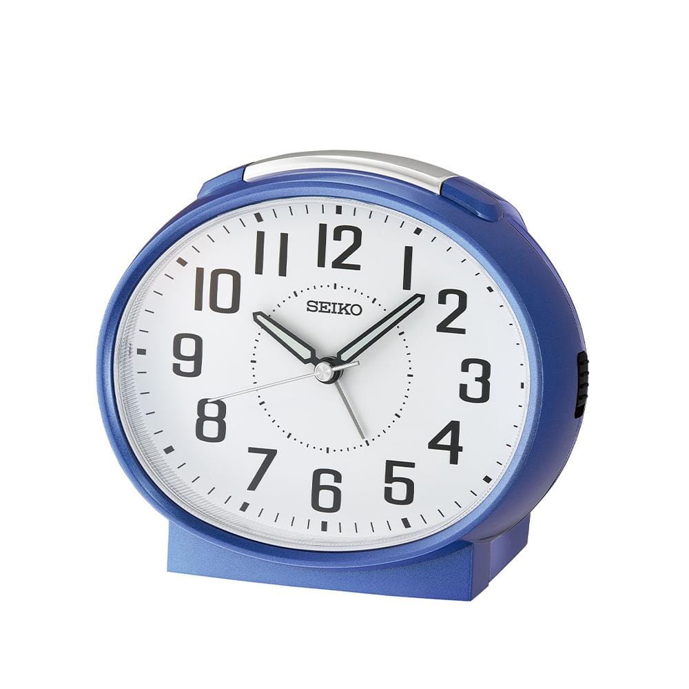 นาฬิกาปลุก SEIKO CLOCKS QHK059L 4.4X5 นิ้ว สีน้ำเงิน_1
