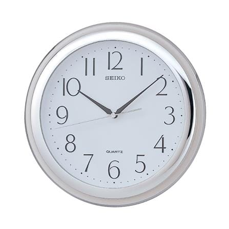 นาฬิกาแขวน SEIKO CLOCKS QXA261S 11.4 นิ้ว สีเงิน_0