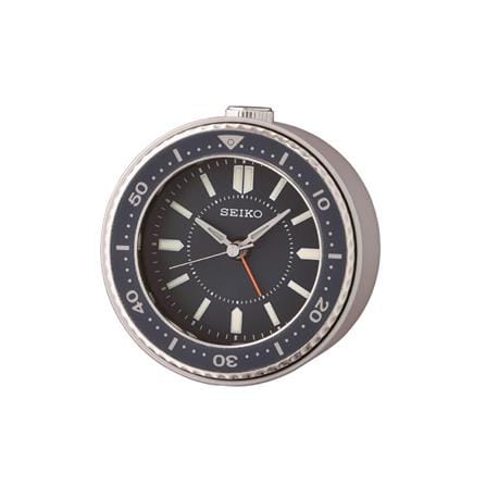 นาฬิกาปลุก SEIKO CLOCKS QHE184L 3.7 นิ้ว สีเงิน