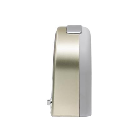 นาฬิกาปลุก SEIKO CLOCKS QHE204G 4.6X4.5 นิ้ว สีทอง_1