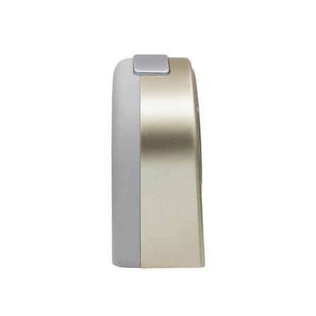 นาฬิกาปลุก SEIKO CLOCKS QHE204G 4.6X4.5 นิ้ว สีทอง_2