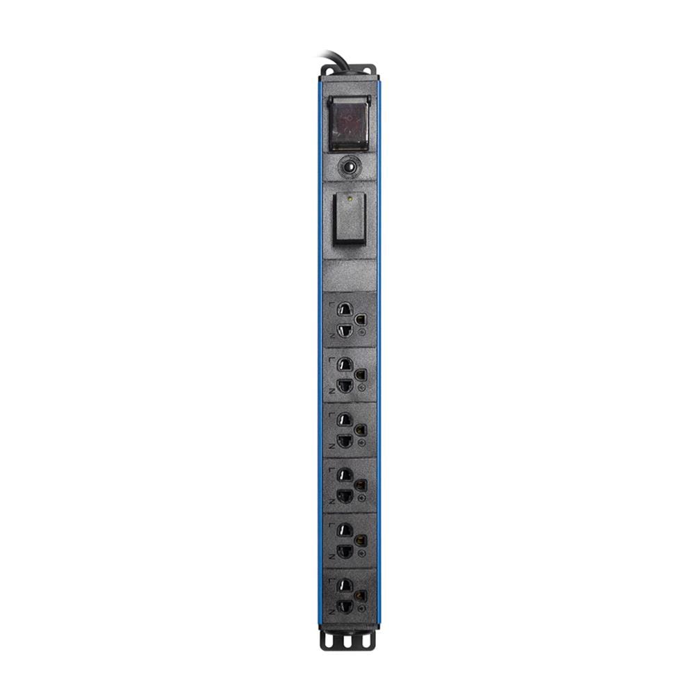 รางปลั๊กไฟตู้ RACK 6 ช่อง 1 สวิตซ์ GLINK GPDU-08B 2 ม.