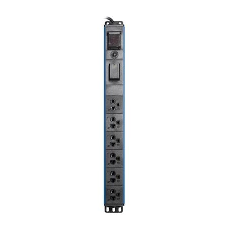 รางปลั๊กไฟตู้ RACK 6 ช่อง 1 สวิตซ์ GLINK GPDU-08B 2 ม._0