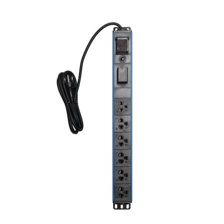 รางปลั๊กไฟตู้ RACK 6 ช่อง 1 สวิตซ์ GLINK GPDU-08B 2 ม._1