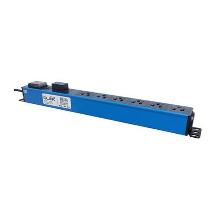 รางปลั๊กไฟตู้ RACK 6 ช่อง 1 สวิตซ์ GLINK GPDU-08B 2 ม._2