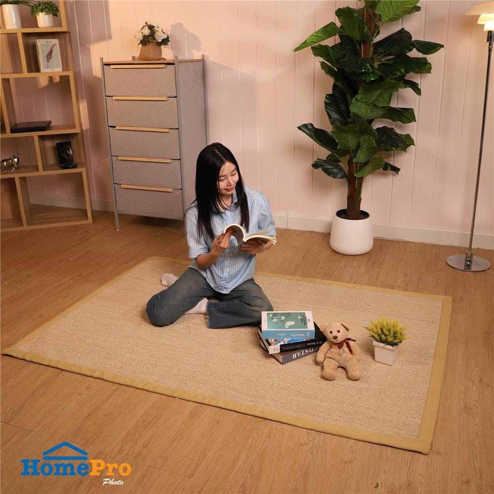 พรม HOME LIVING STYLE SISAL 120X180 ซม. สีครีม