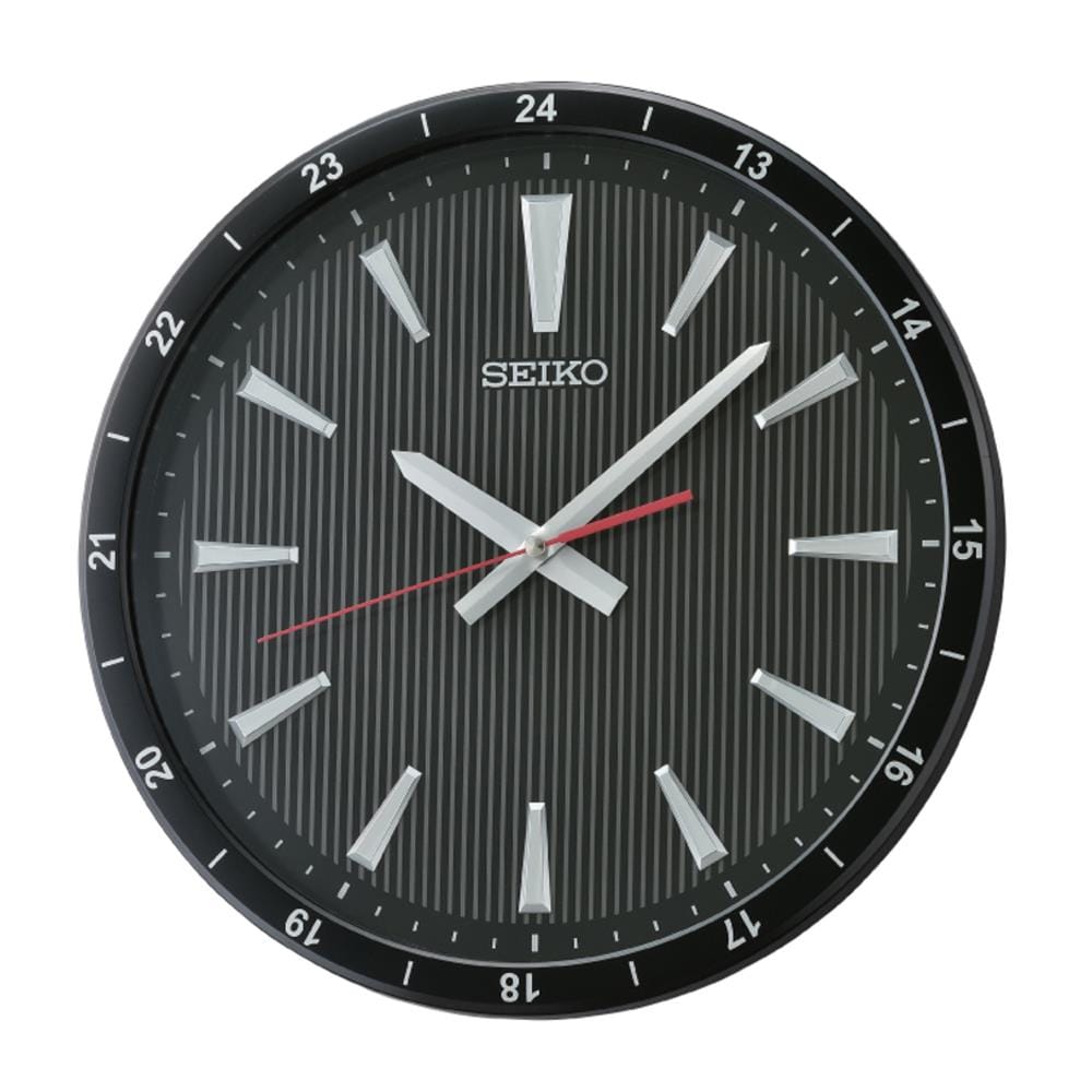 นาฬิกาแขวน SEIKO CLOCKS QXA802K 13.7 นิ้ว สีดำ