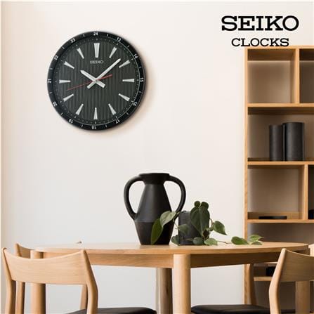นาฬิกาแขวน SEIKO CLOCKS QXA802K 13.7 นิ้ว สีดำ_5