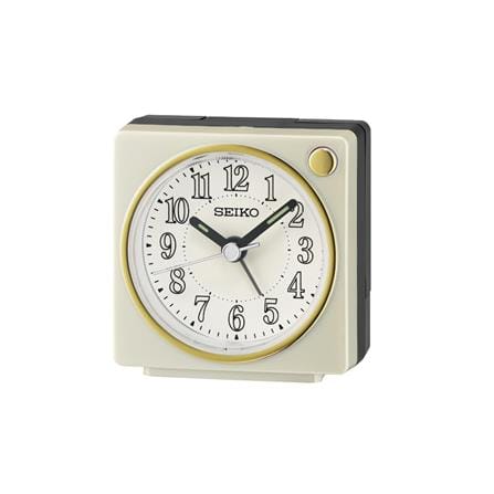 นาฬิกาปลุก SEIKO CLOCKS QHE197W 2.5 นิ้ว สีขาว_0