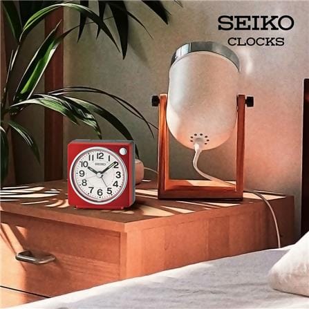 นาฬิกาปลุก SEIKO CLOCKS QHE196R 2.5 นิ้ว สีแดง_2