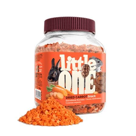 ขนมกระต่ายและสัตว์ฟันแทะ LITTLE ONE DRIED CARROT SNACK 200 ก._0