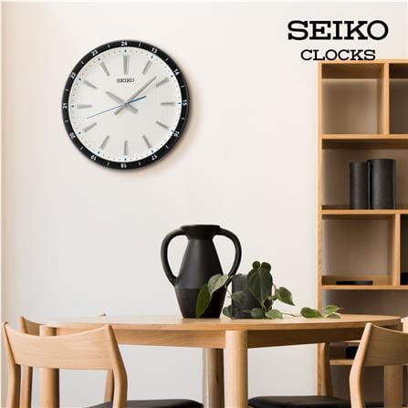 นาฬิกาแขวน SEIKO CLOCKS QXA802J 13.7 นิ้ว สีดำ_5